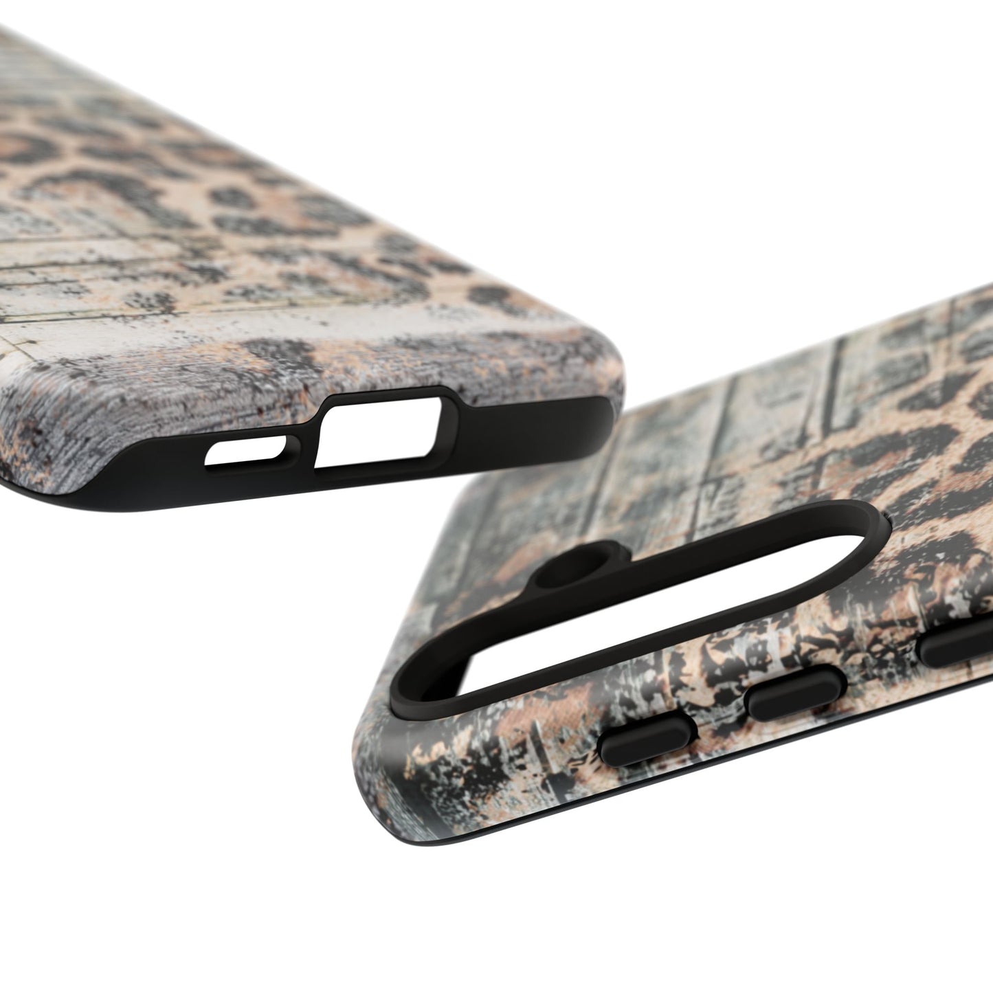 Rustic Leopard Wood Print - iPhone Series Case