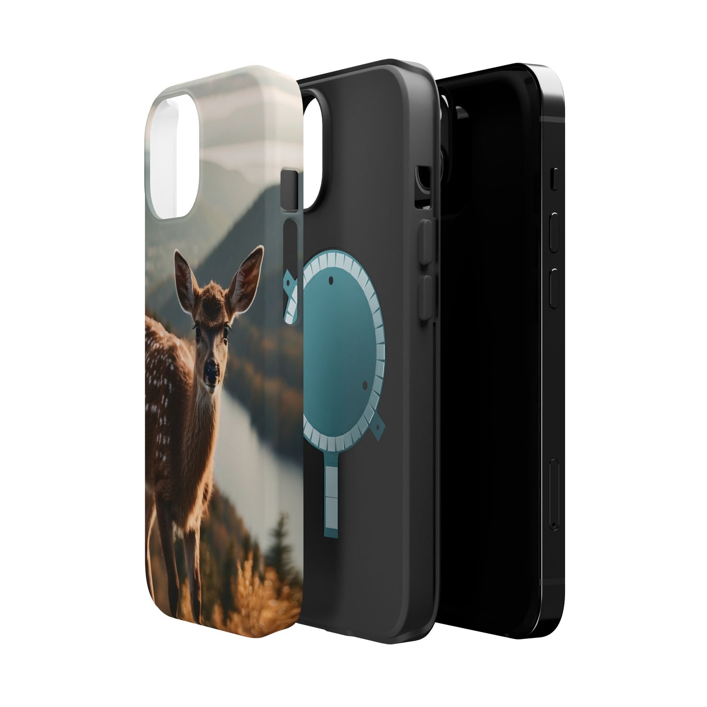 Whimsical Fawn in a Sunlit Forest MagSafe iPhone Case