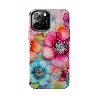 Vibrant Watercolor Floral Garden - iPhone Series Case