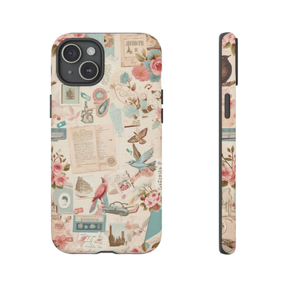 Vintage Collage iPhone Case - Retro Nostalgic Protective Cover