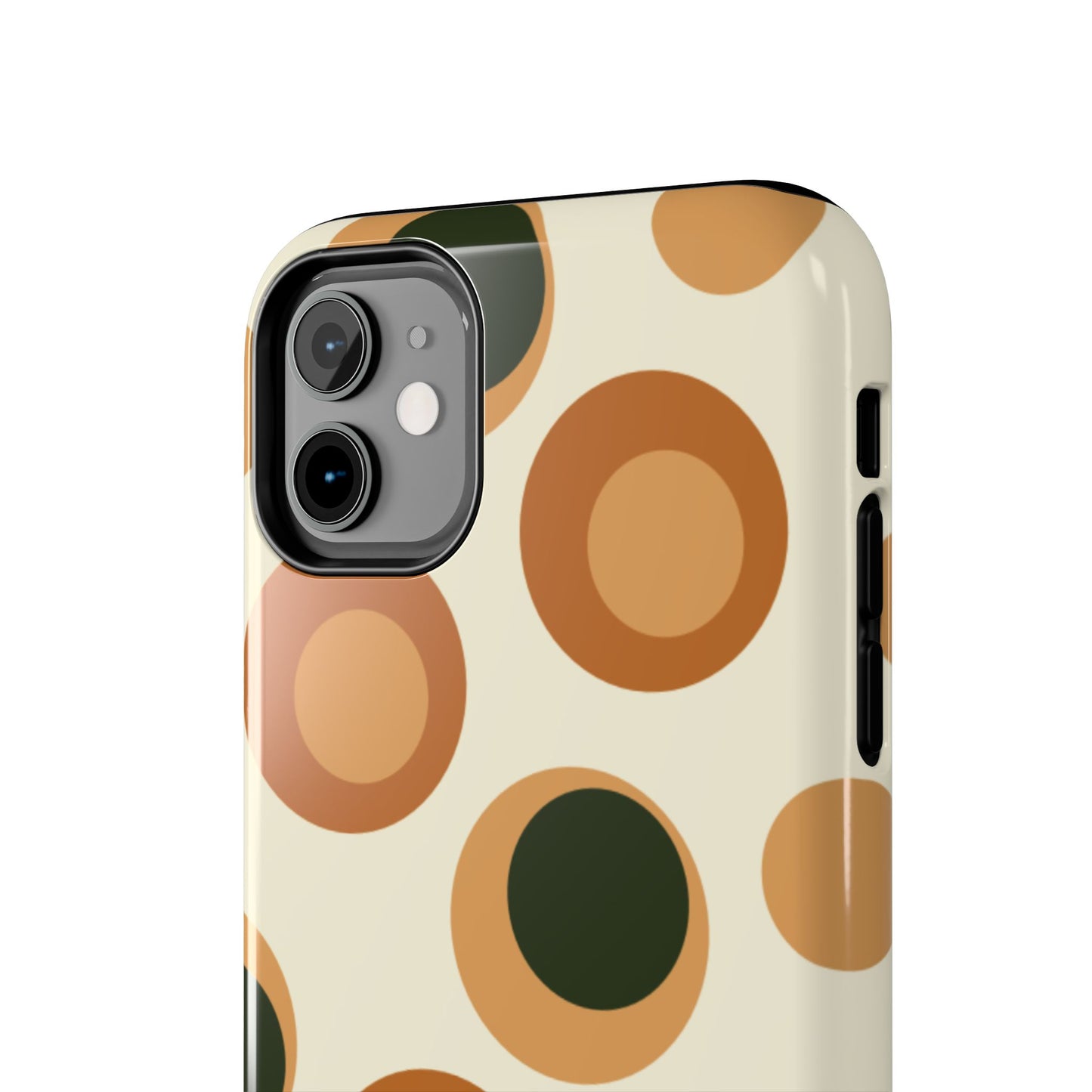 Retro Earthy Circles - iPhone Case