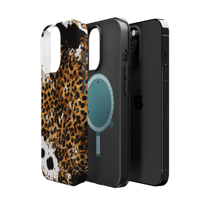 Bold Leopard Ink Splash - MagSafe iPhone Series Case