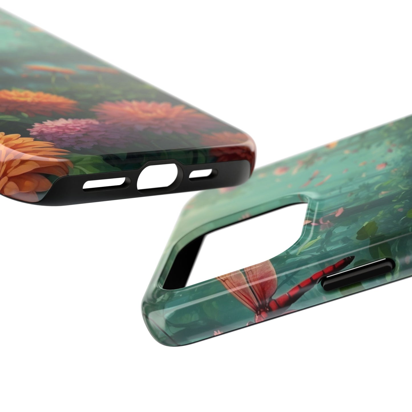 Enchanted Forest Dragonflies & Blossoms – iPhone Series Case