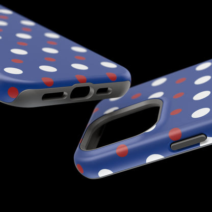 Patriotic Polka Dots – MagSafe iPhone Case