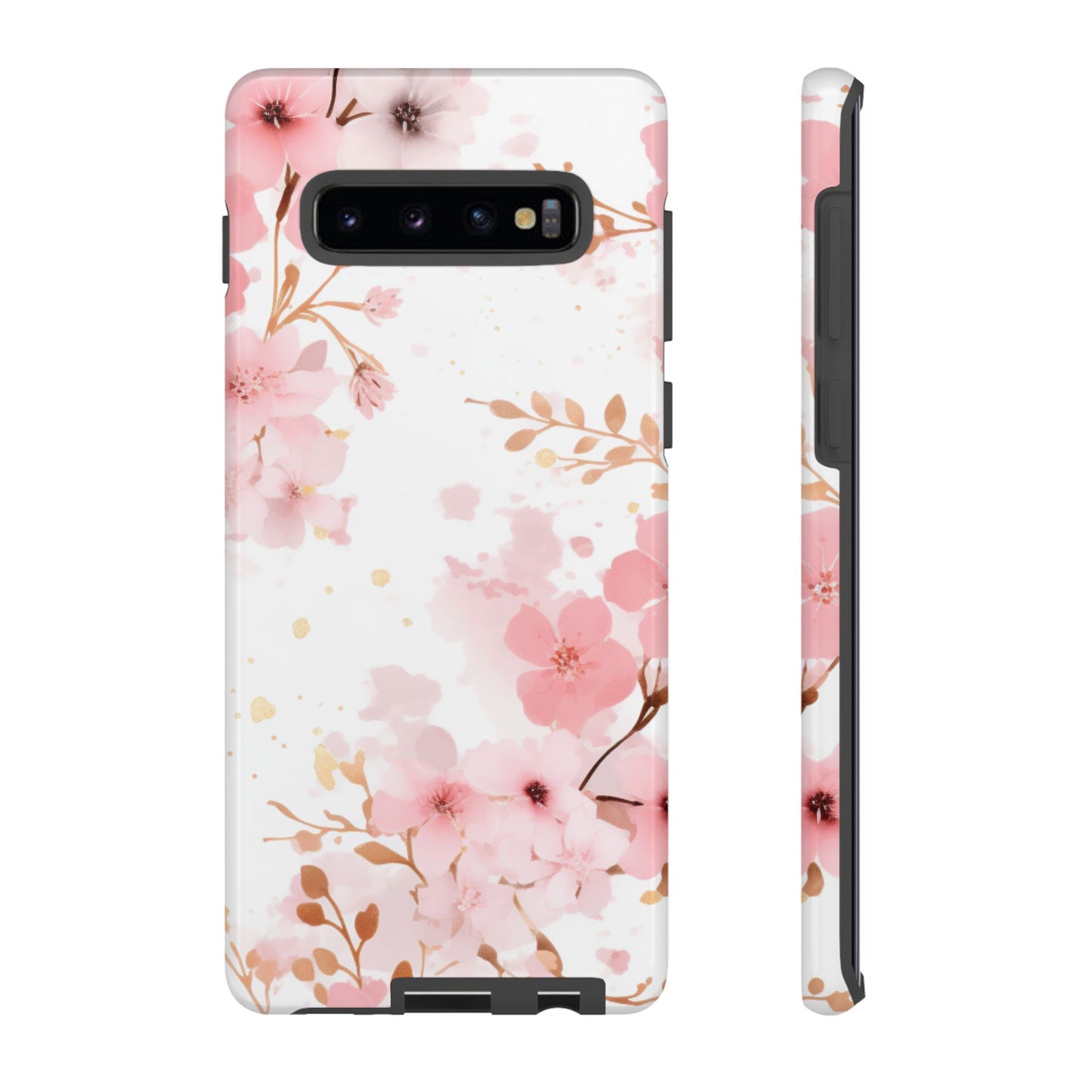 Soft Pink Cherry Blossom Samsung Galaxy Case – Elegant Floral Design