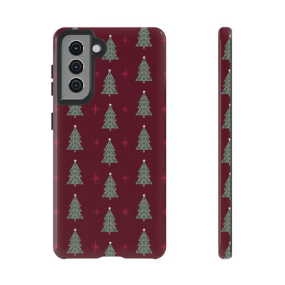 Retro Christmas Tree Pattern – Samsung Galaxy Series Case