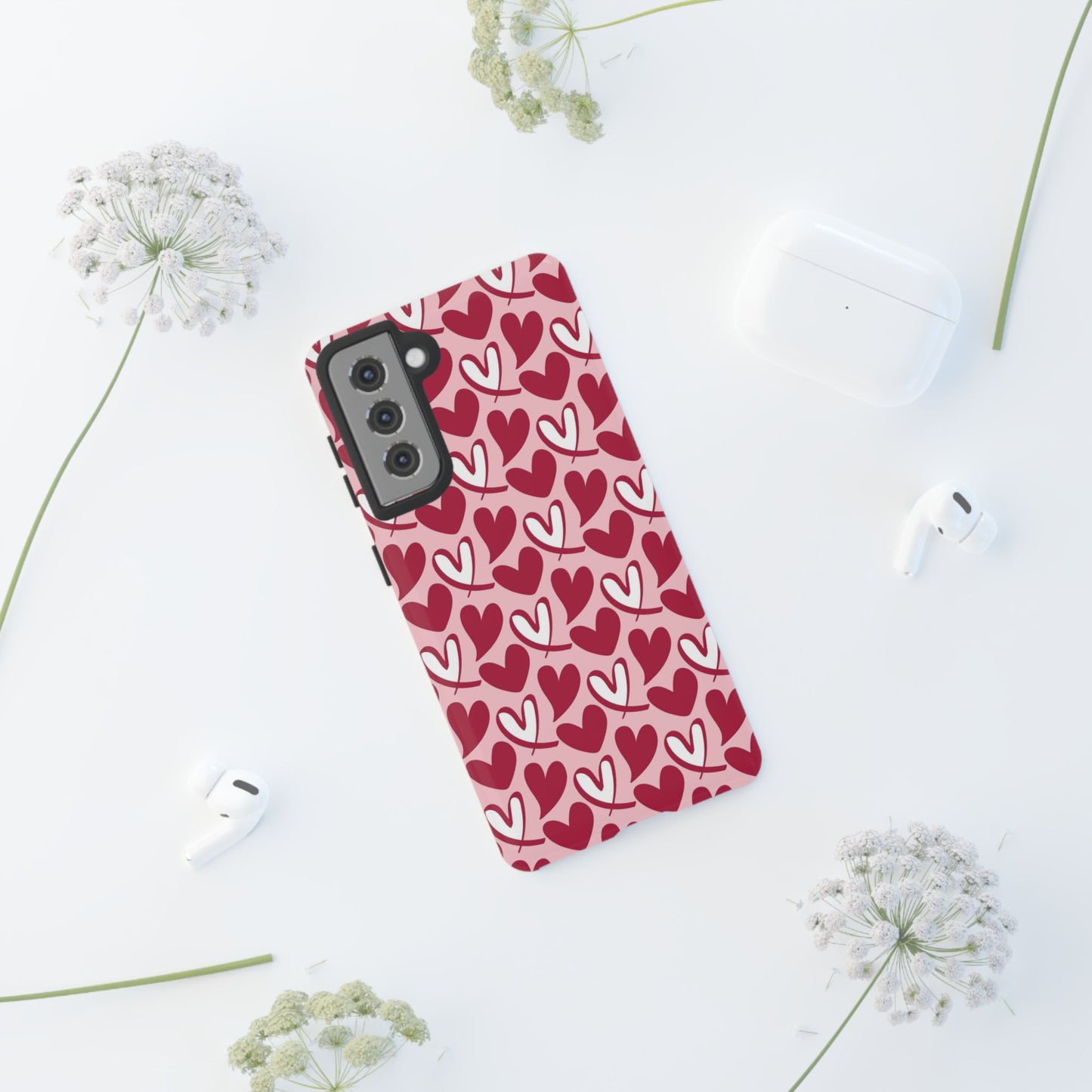 Hand-Drawn Hearts Samsung Galaxy Case