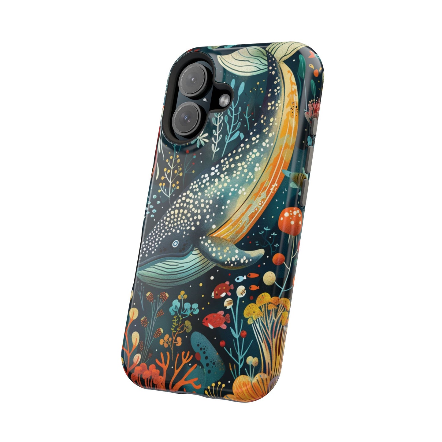 Oceanic Elegance Whale iPhone Case