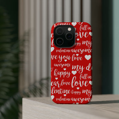 Valentine Words Pattern – MagSafe Case