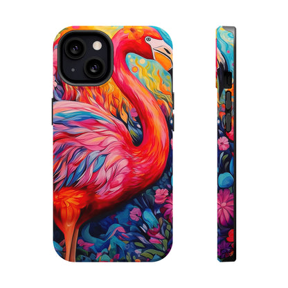 Flamingo Fiesta – Vibrant Flamingo MagSafe iPhone Cases