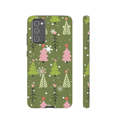 Whimsical Christmas Tree Pattern – Samsung Galaxy Series Case