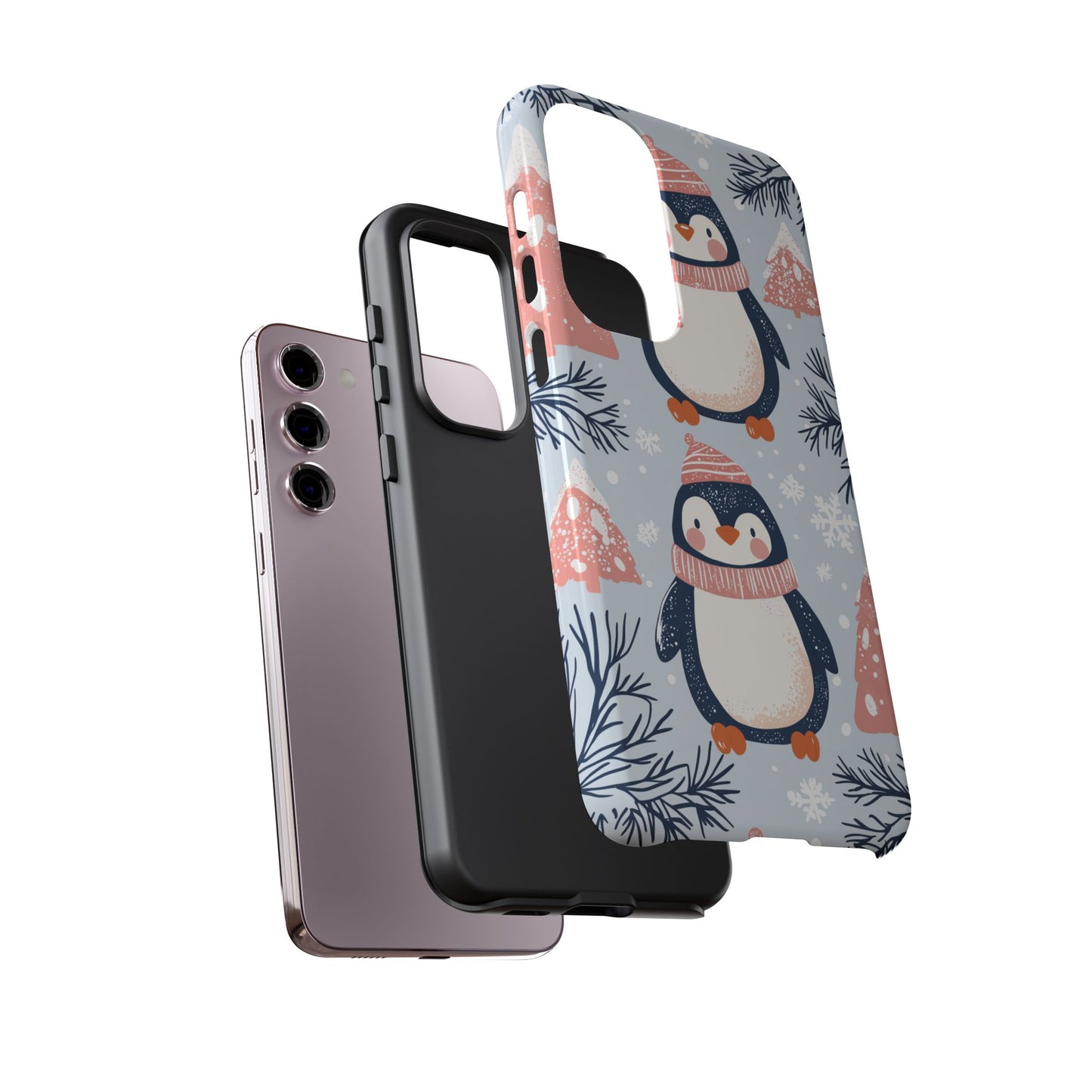 Penguin in Winter Wonderland Samsung Galaxy Case