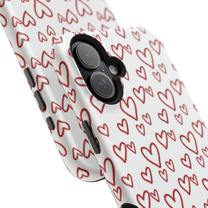 Classic Hearts MagSafe iPhone Case