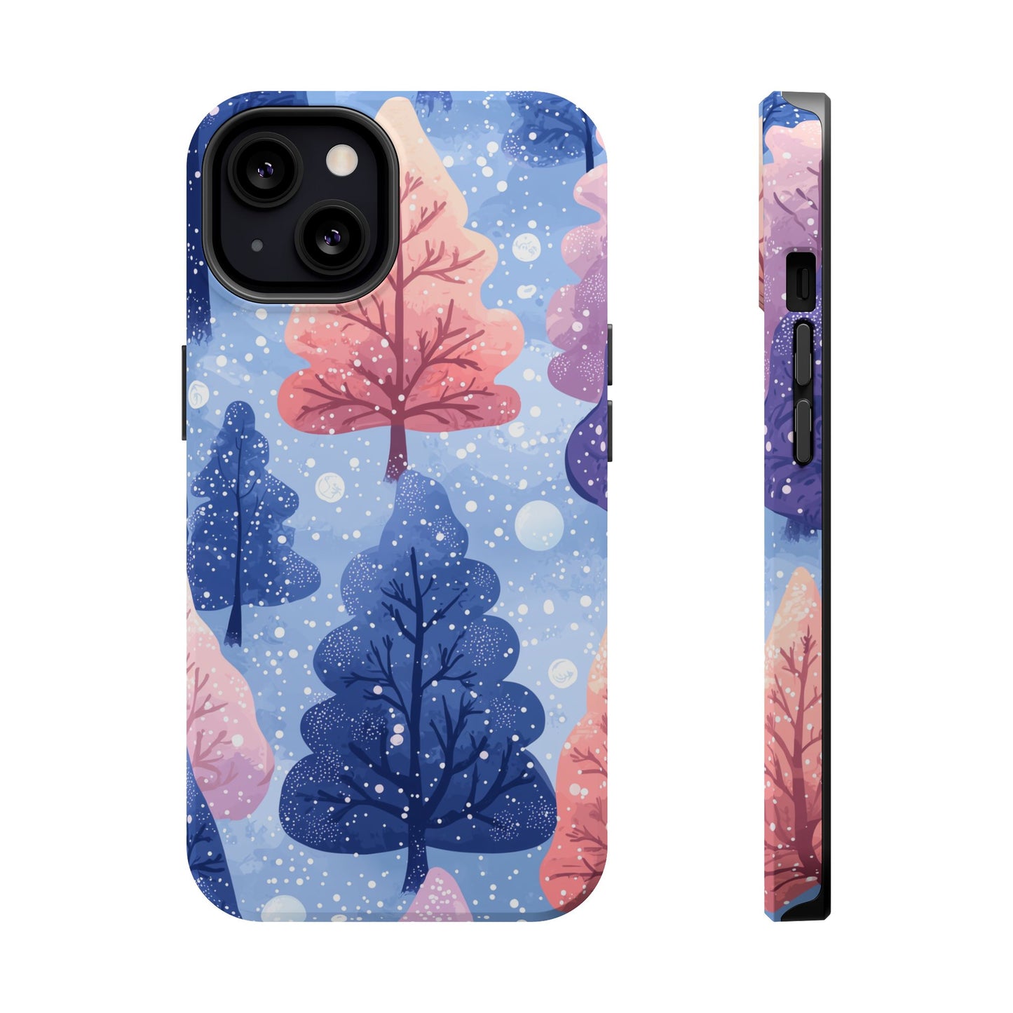 Pink & Purple Winter Wonderland - MagSafe iPhone Series Case