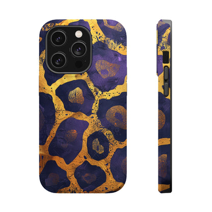 Regal Amethyst Leopard iPhone Case