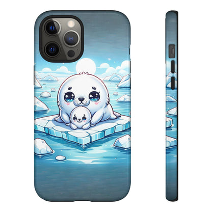 Arctic Embrace Seal iPhone Case