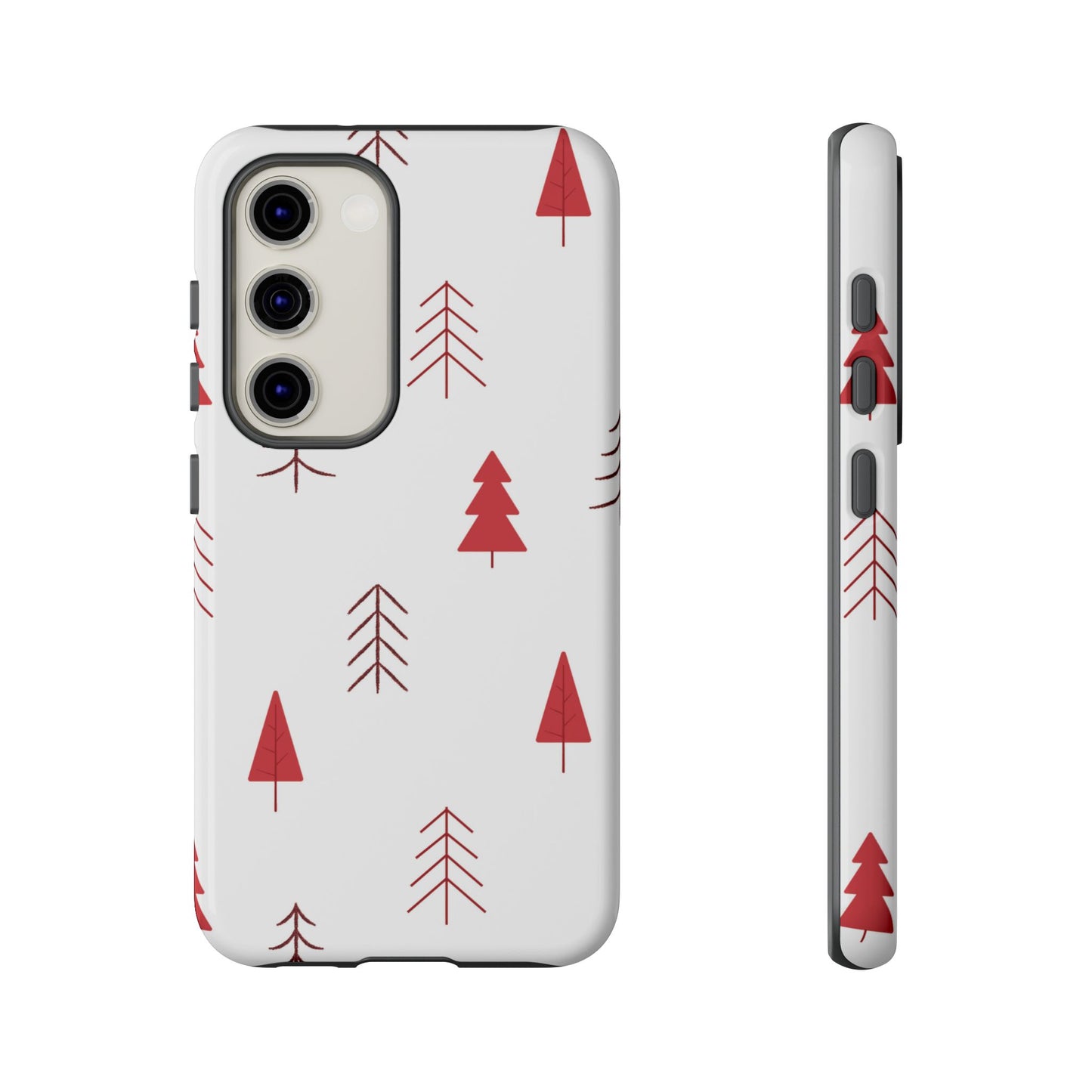 Scandi Red Pine Trees - Samsung Galaxy Series Case