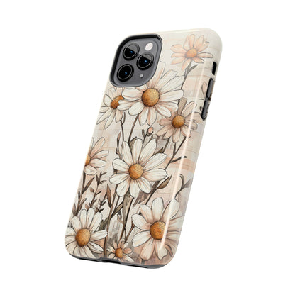 Pastel Daisy iPhone Case - Elegant Floral Protective Cover - BOGO Cases