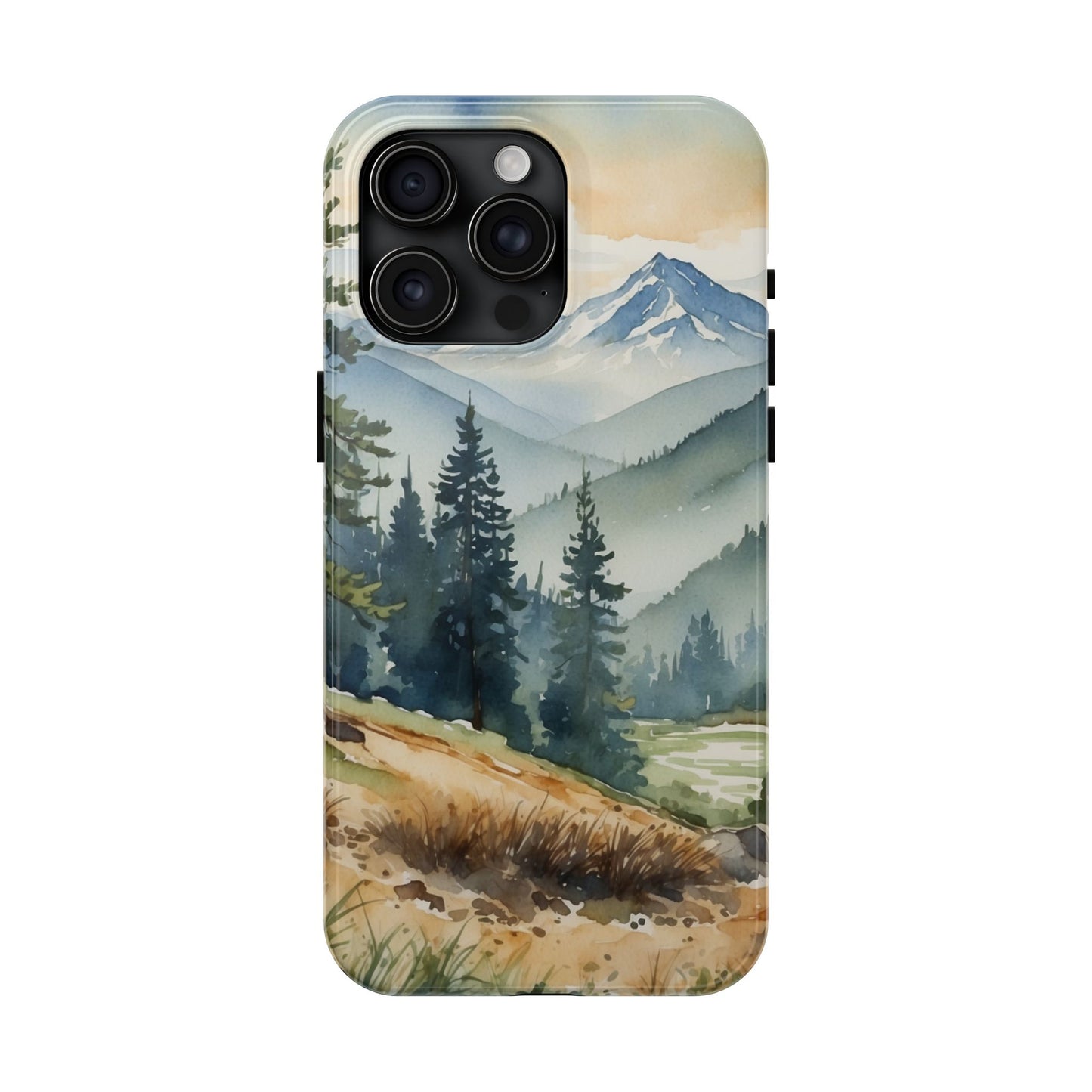 Tranquil Mountain Escape - iPhone Case