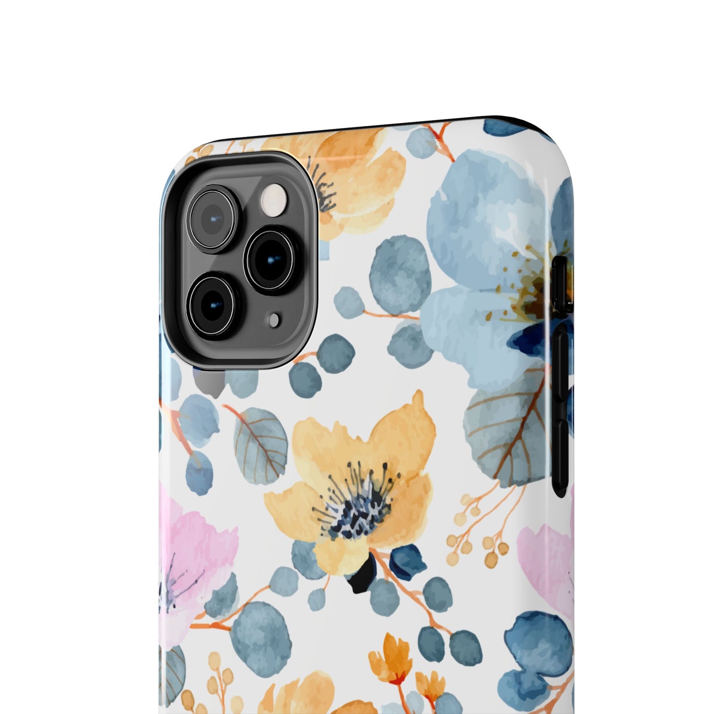 Spring Radiance – iPhone Series Case with Bright Watercolor Flowers