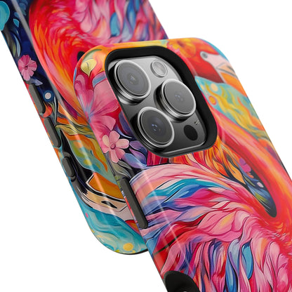 Flamingo Fiesta – Vibrant Flamingo MagSafe iPhone Cases