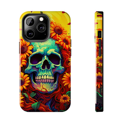 Sun Kissed Skull iPhone Case