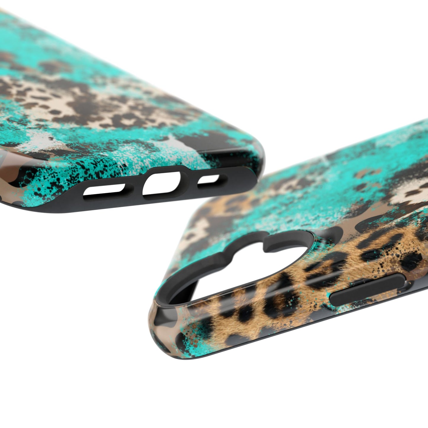 Aqua Splash Leopard - MagSafe iPhone Series Case