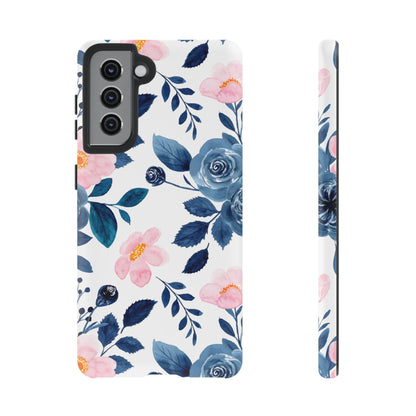 Pastel Garden Charm – Samsung Galaxy Case with Delicate Floral Design