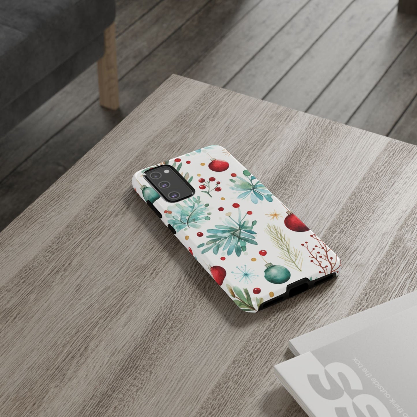 Festive Holiday Ornament Pattern – Samsung Galaxy Case