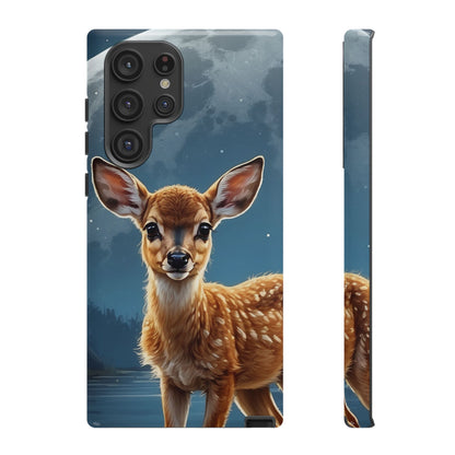 Samsung Galaxy Case – Enchanted Fawn Under the Moonlit Sky