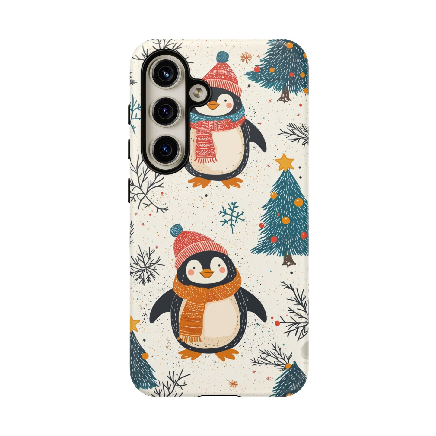 Penguin Wonderland – Snowy Christmas Cheer Samsung Galaxy Case