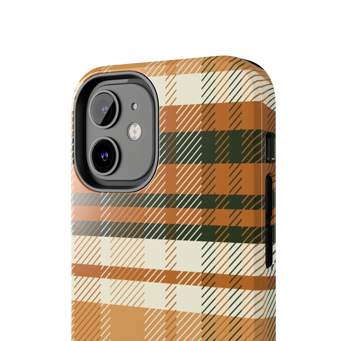 MagSafe Case - Pumpkin Spice Plaid Design