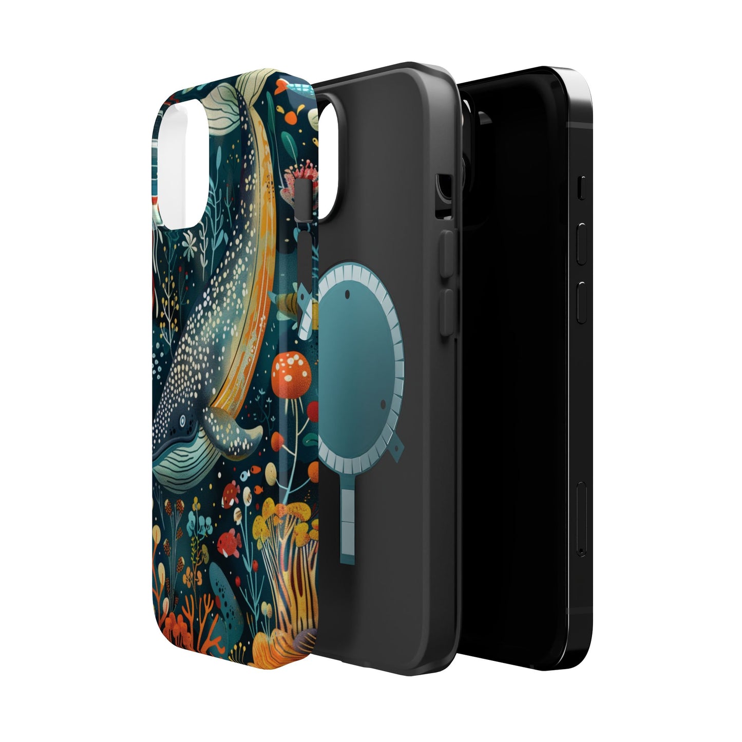 Oceanic Elegance Whale iPhone Case