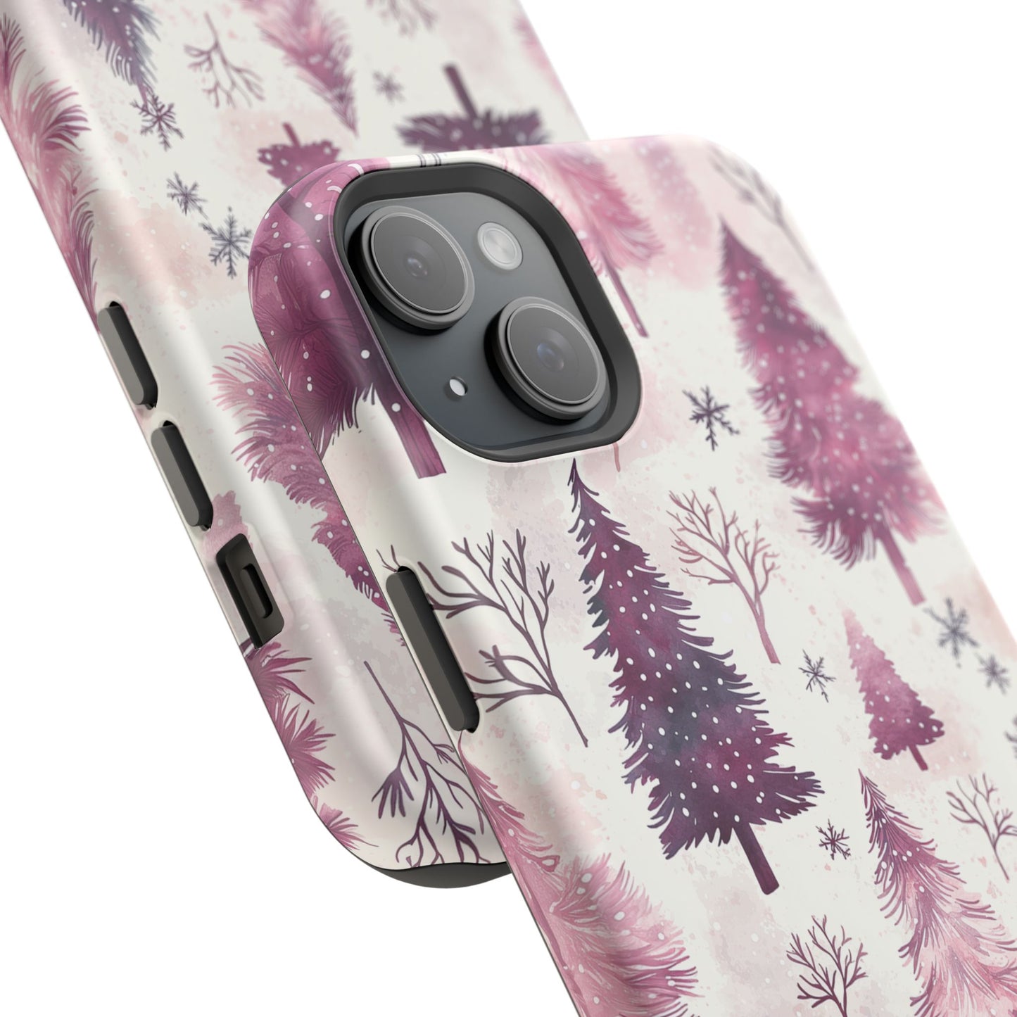 Winter Wonderland Purple Christmas Trees –  MagSafe iPhone Series Case