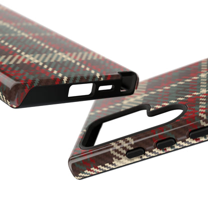 Cozy Rustic Plaid - Samsung Galaxy Series Case