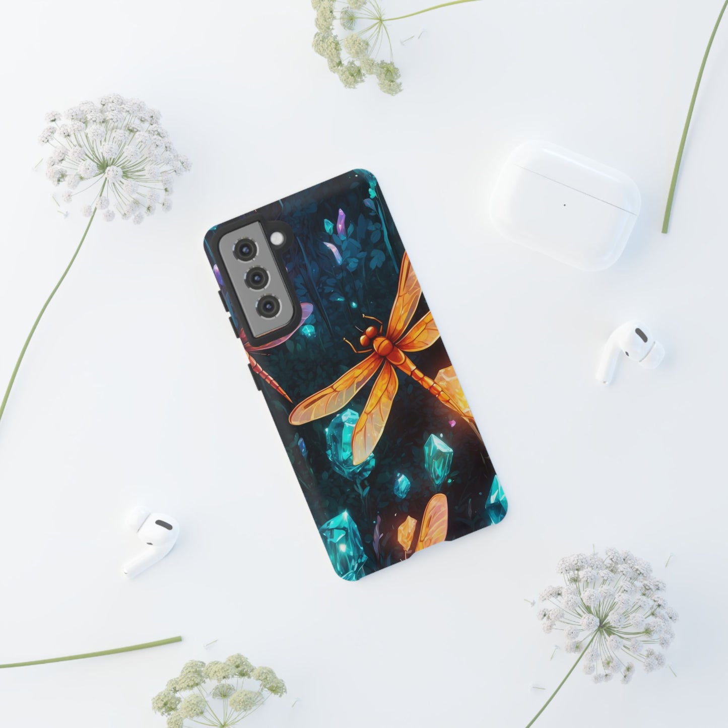 Mystical Dragonflies & Crystals – Samsung Galaxy Series Case