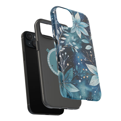 Midnight Frost Botanical – MagSafe iPhone Case