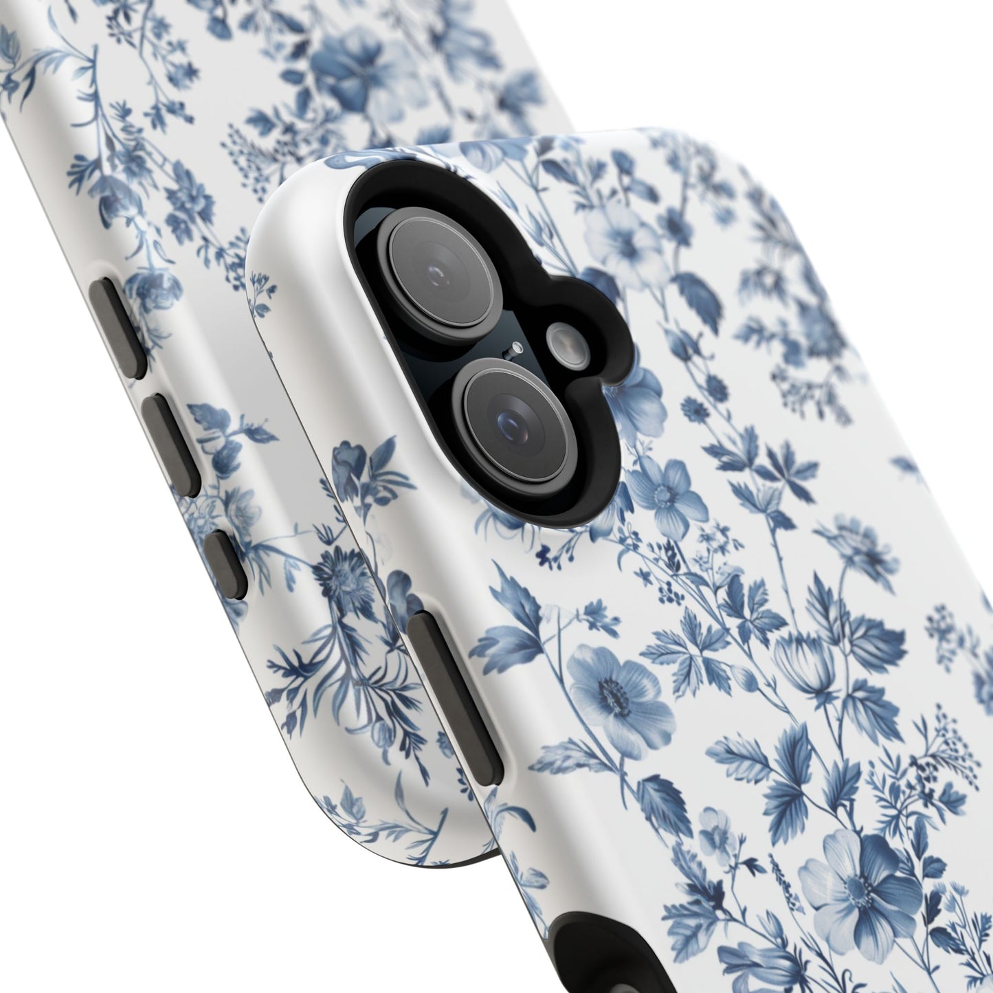 Enchanted Garden Blue Toile iPhone Case