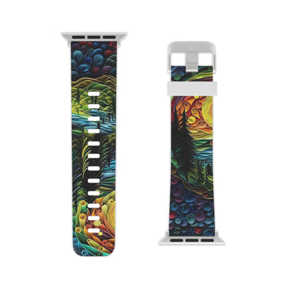 Radiant Forest Sunset Apple Watch Band