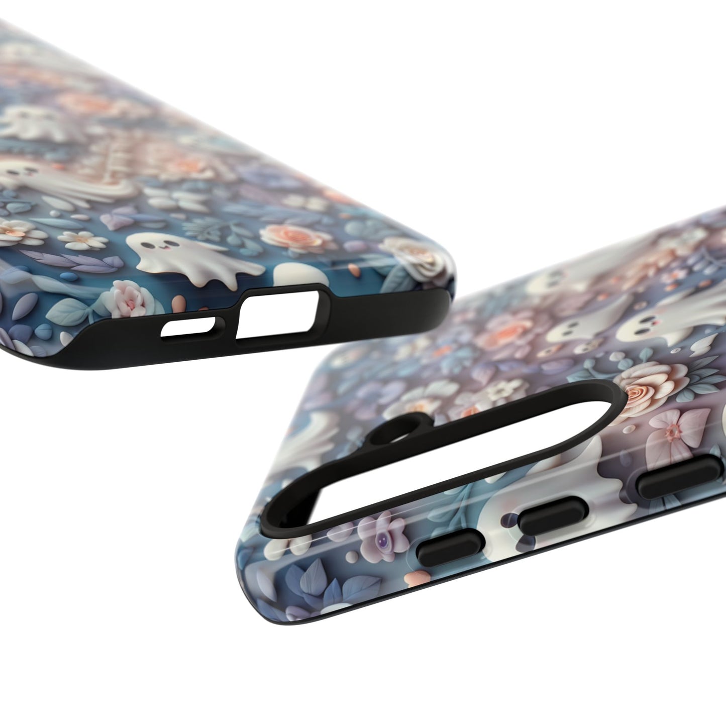 Ghosts Flowers Phone Case - Enchanting Ethereal Aesthetic