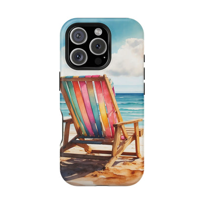 Vibrant Beach Escape MagSafe iPhone Case – Summer Vibes Design