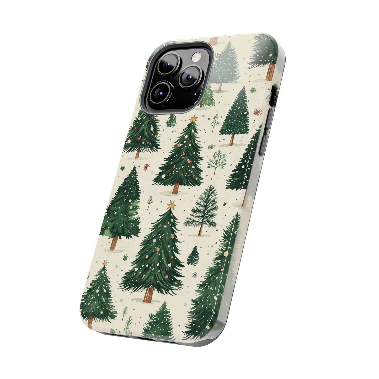 Festive Christmas Tree Forest Pattern – iPhone Series Case