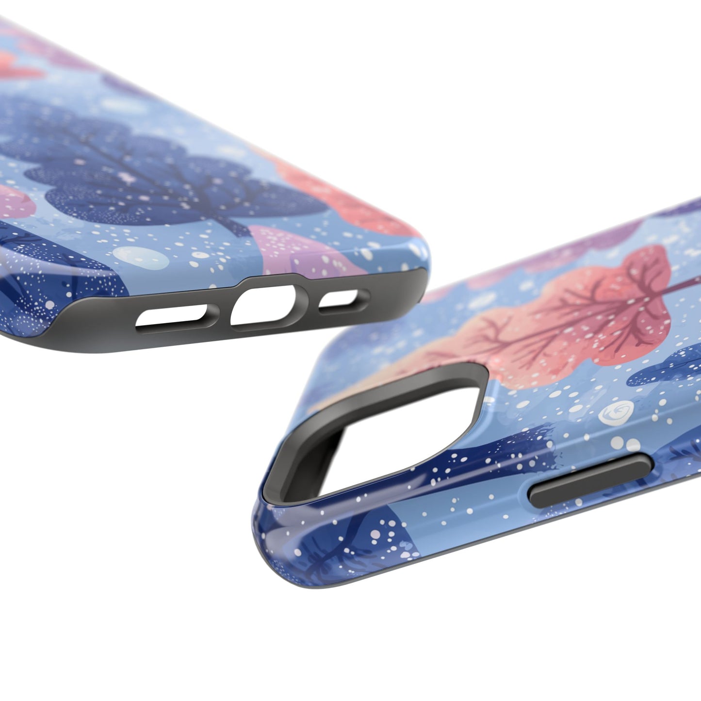 Pink & Purple Winter Wonderland - MagSafe iPhone Series Case