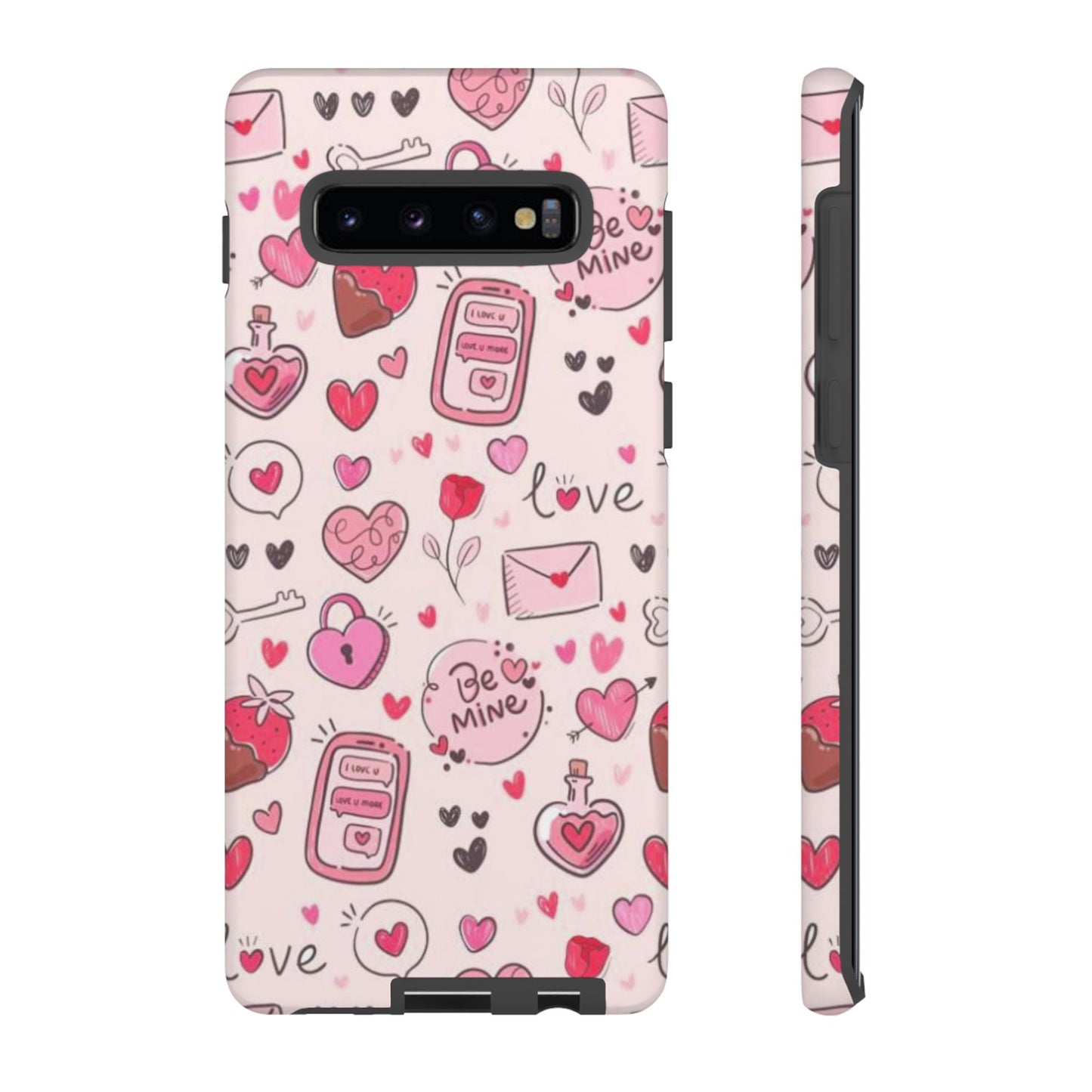 Samsung Galaxy Case: Playful Valentine's Day Icons Case