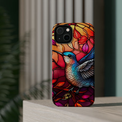 Radiant Multicolor Bird Artwork - MagSafe iPhone Case