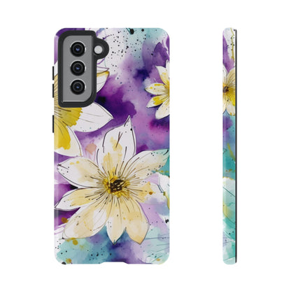 Abstract Floral Watercolor Splash - Samsung Galaxy Series Case