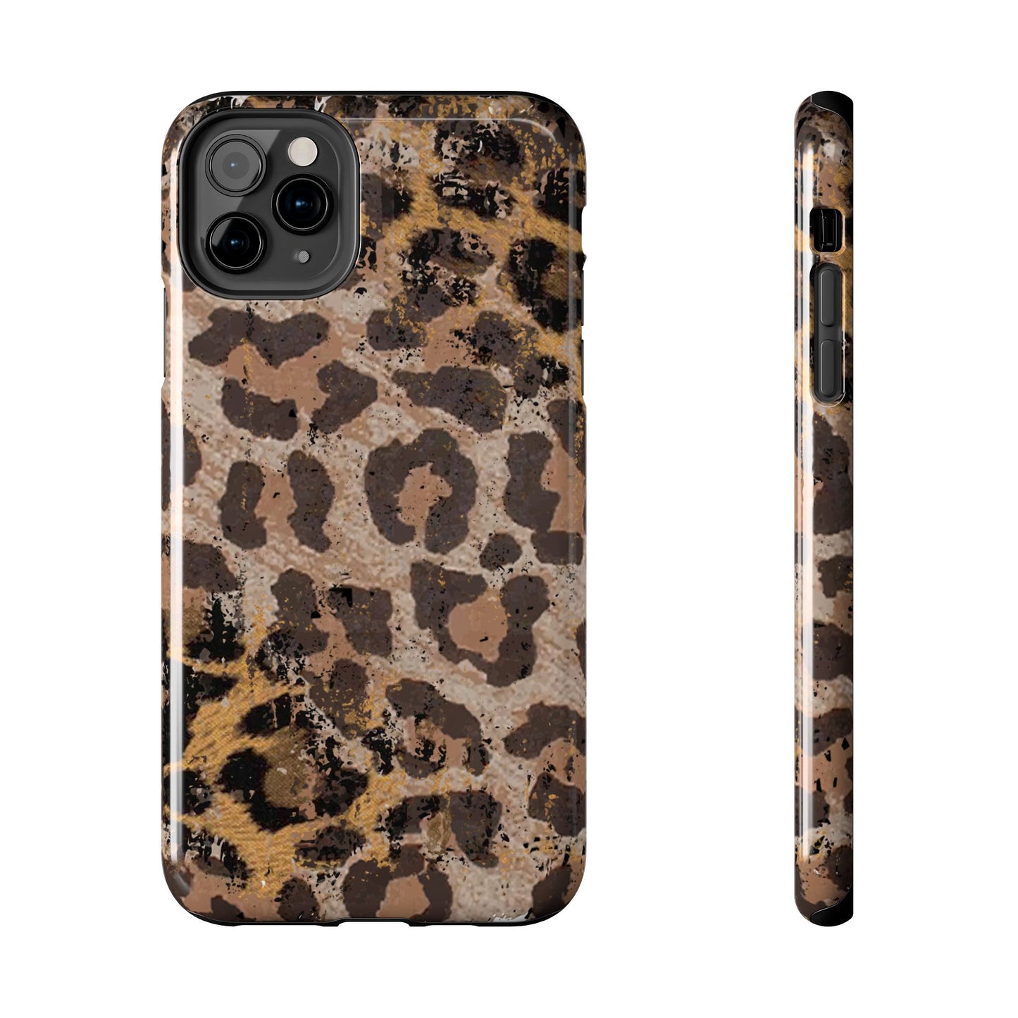 Vintage Distressed Leopard Print - iPhone Series Case