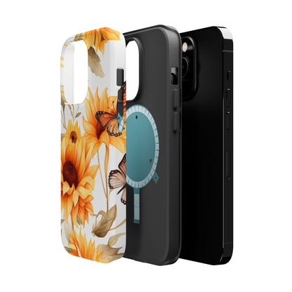 Sunflower & Monarch Garden - MagSafe iPhone Series Case