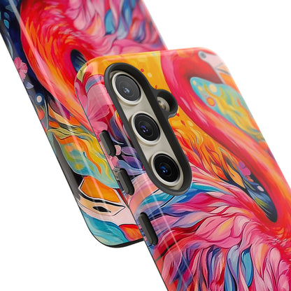 Flamingo Fiesta – Vibrant Flamingo Samsung Galaxy Phone Case