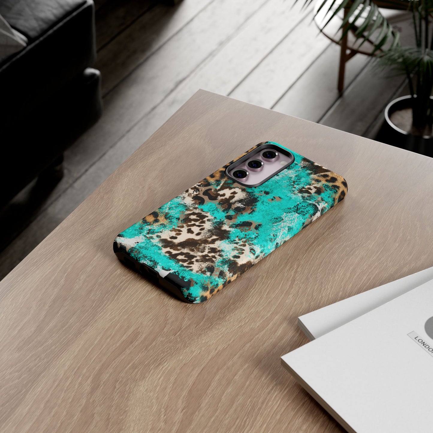 Aqua Splash Leopard - Samsung Galaxy Series Case